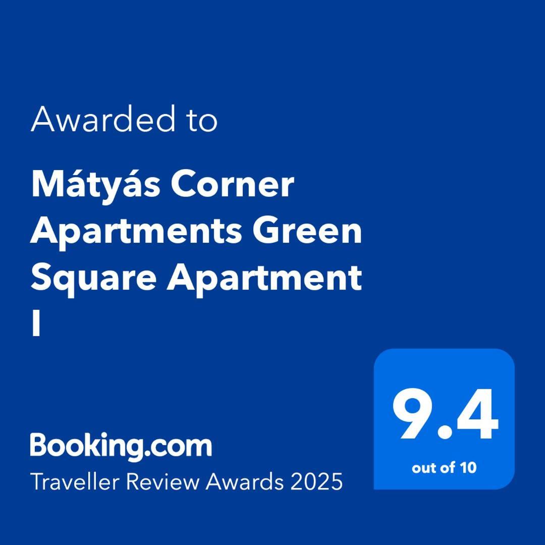 Matyas Corner Apartments Green Square Apartment I Budapest Eksteriør bilde